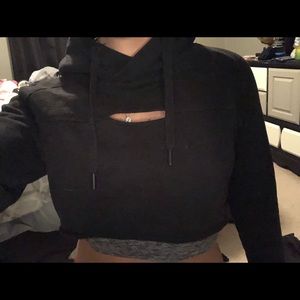Gymshark crop hoodie